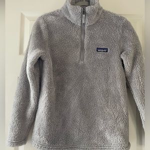 Patagonia Women's Los Gatos 1/4 Zip Fleece  Sz XS Salt Gray
